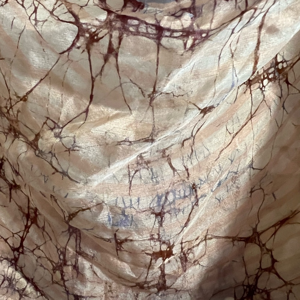 Lotta Stenssen . Shawl. 100% silk. Made in India. Kaftan. - Picture 3 of 6